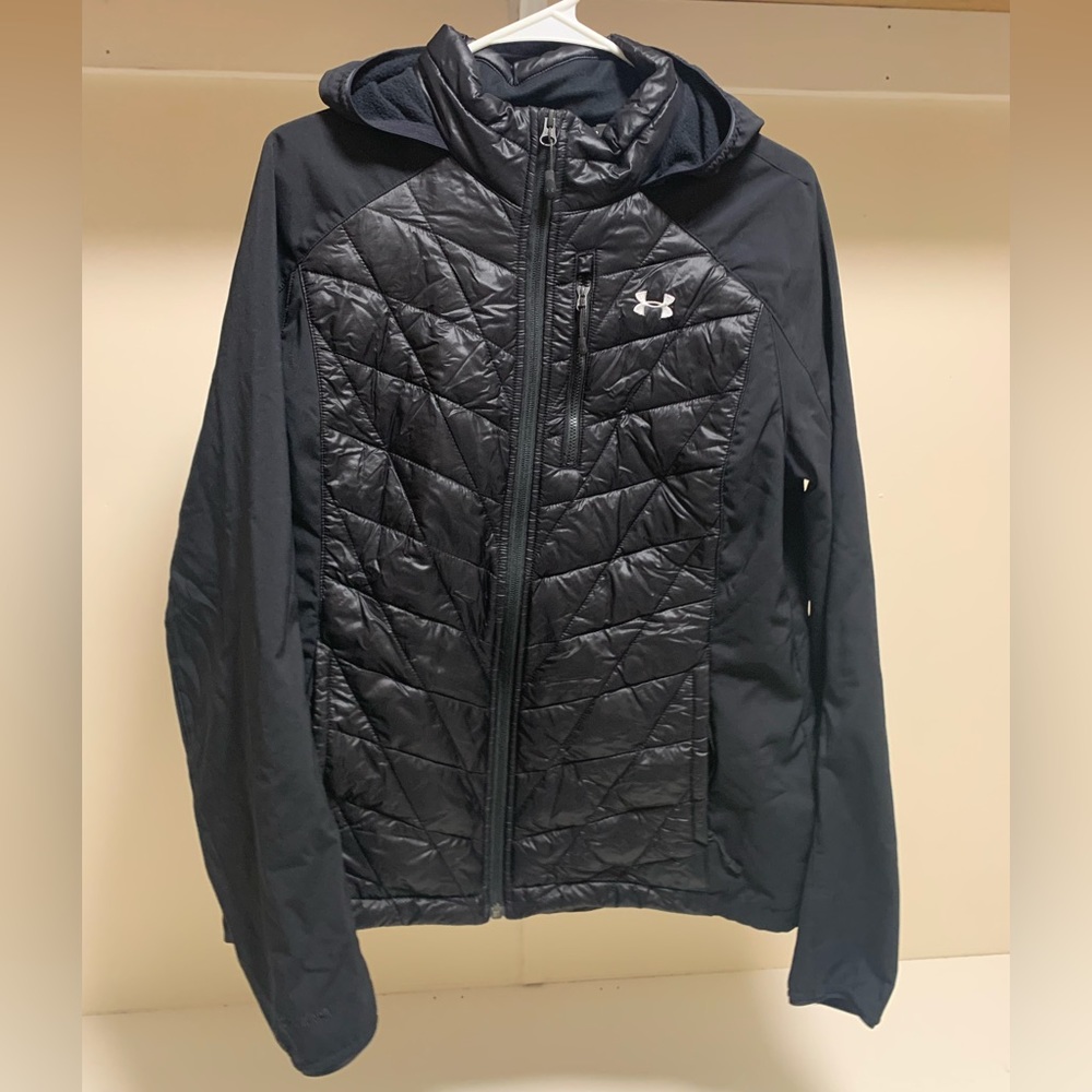 Women Under Armour Large black coat/ jacket